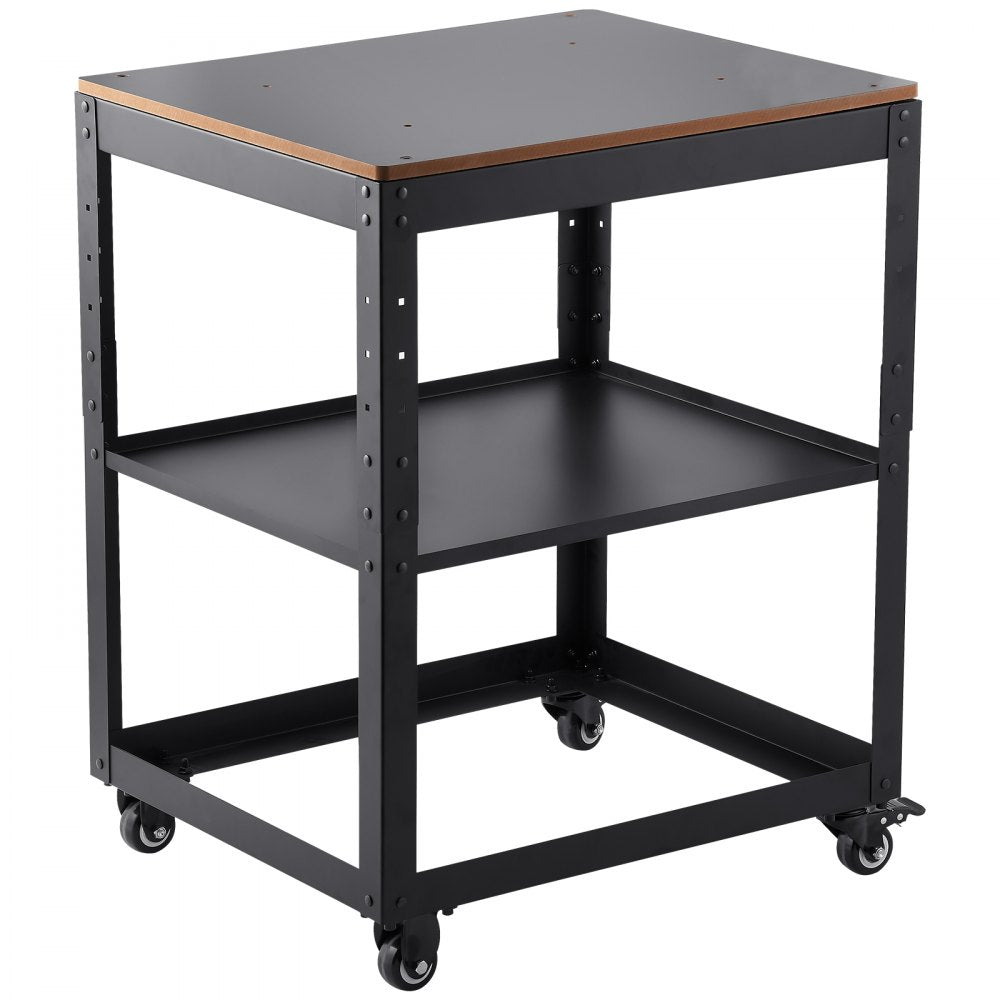 LCWB90 - Adjustable Height Planer Stand with Tool Storage & 100 lbs Capacity