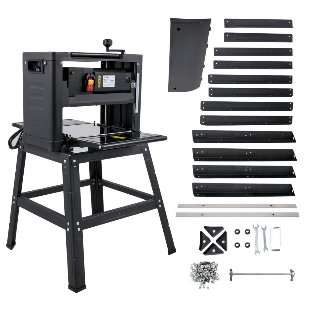 M1B-LS-3301 13" Powerful Thickness Planer with Dust Port & Stand