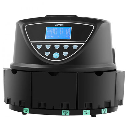 KSW550-4 LDM DM - 300 Coins/Min Coin Counter & Sorter with 2000 Capacity