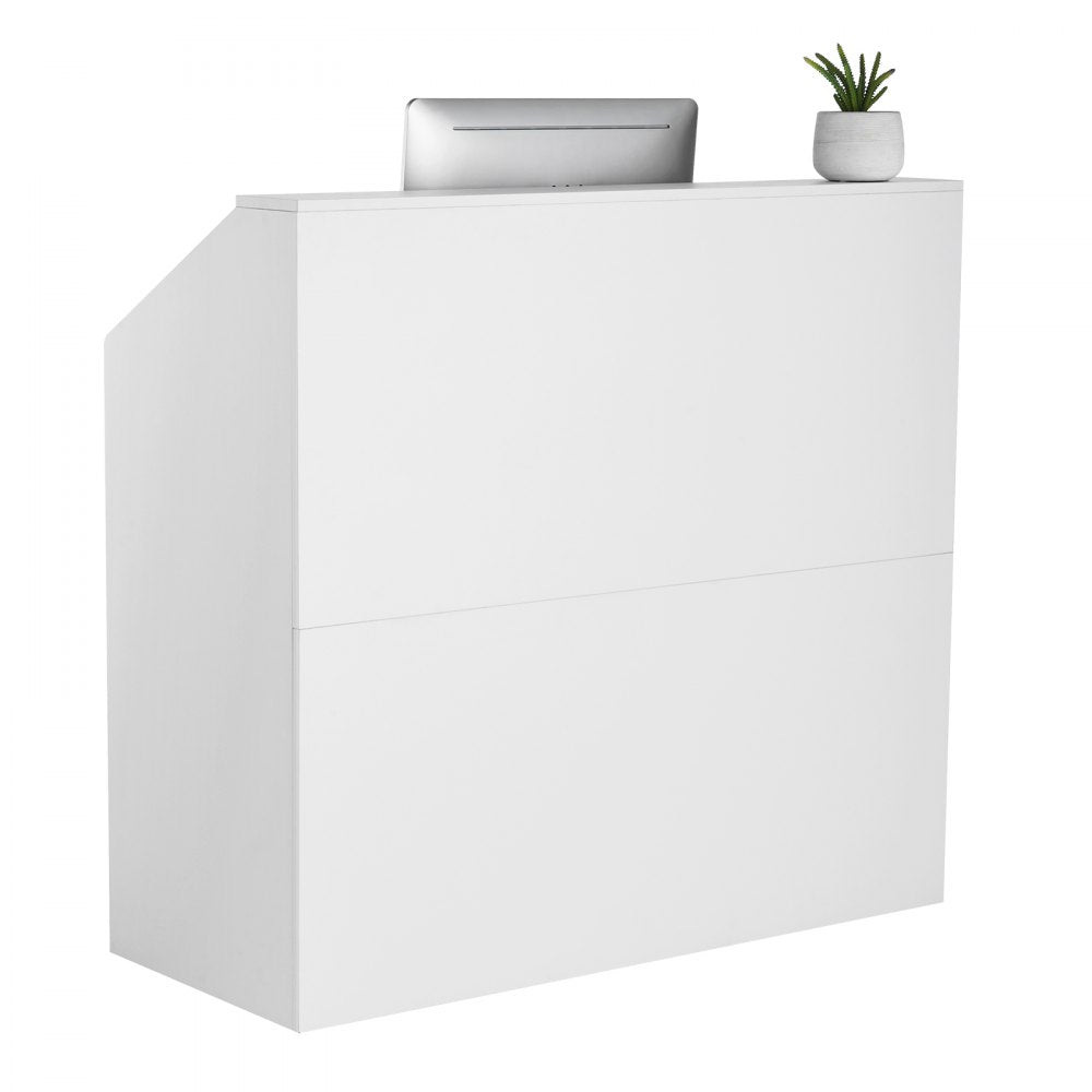 KLFD-05 - Modern MDF Reception Desk, 46.46"x19.69"x43.90", Elegant Design