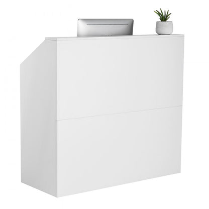 KLFD-05 - Modern MDF Reception Desk, 46.46"x19.69"x43.90", Elegant Design