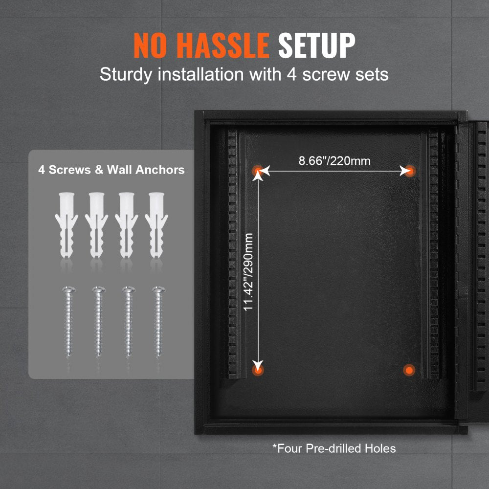 YX-K450-100 - Durable Key Storage Cabinet with Adjustable Racks for 100 Keys