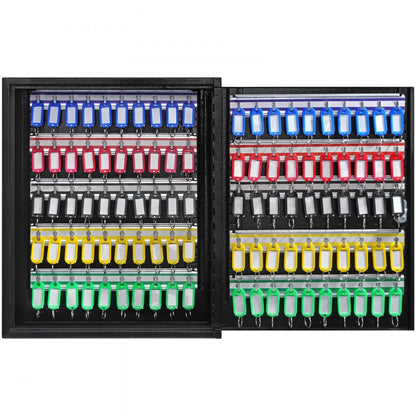 YX-K450-100 - Durable Key Storage Cabinet with Adjustable Racks for 100 Keys