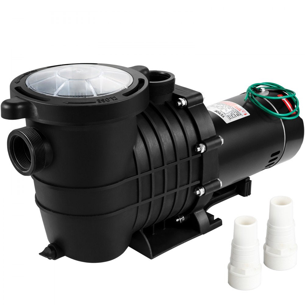 VV-SPP-7503 - 1HP Pool Pump, 5544 GPH Flow Rate, IPX5 Rated Design