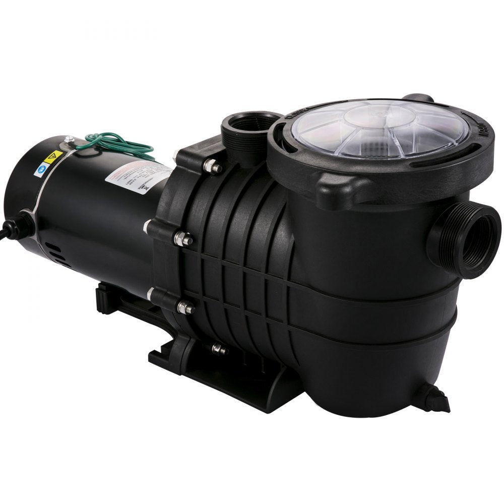 VV-SPP-7503 - 1HP Pool Pump, 5544 GPH Flow Rate, IPX5 Rated Design