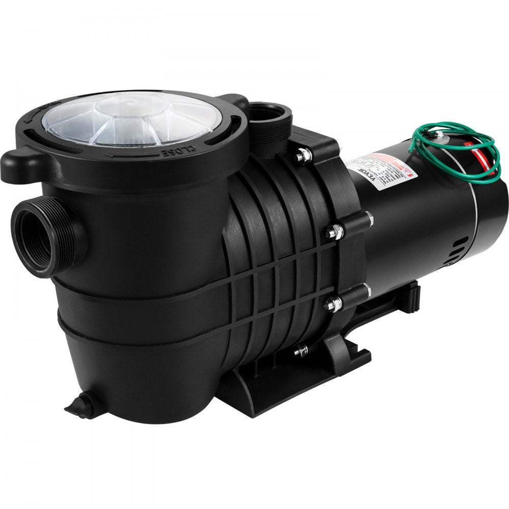 VV-SPP-7503 - 1HP Pool Pump, 5544 GPH Flow Rate, IPX5 Rated Design