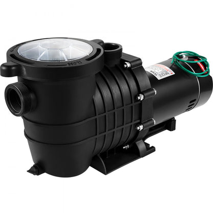 VV-SPP-7503 - 1HP Pool Pump, 5544 GPH Flow Rate, IPX5 Rated Design