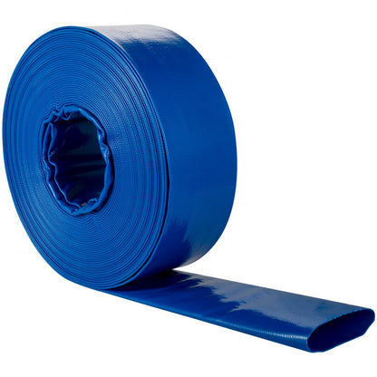 SPDH-3544 Heavy-Duty 4" x 105' PVC Discharge Hose with Clamps