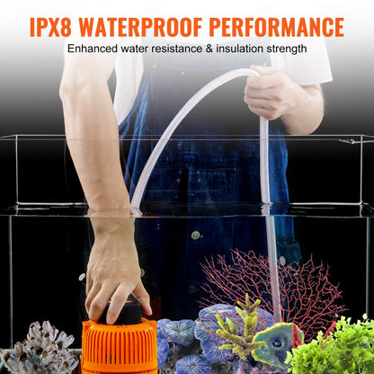 DC666-120V - VEVOR 1/10 HP Pool Cover Pump with 25ft Cord