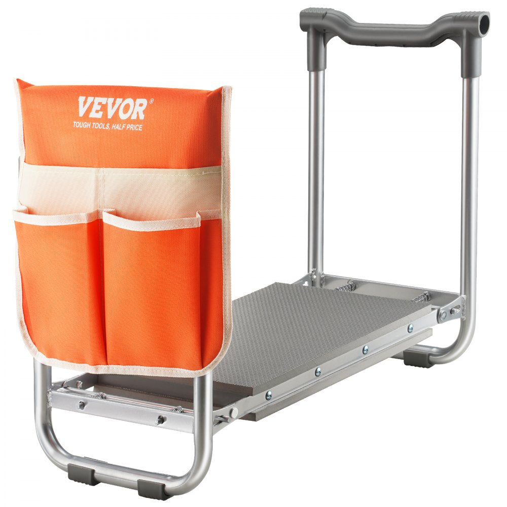 JK601 - Foldable Garden Kneeler and Seat with Tool Bag, Supports 330 lbs