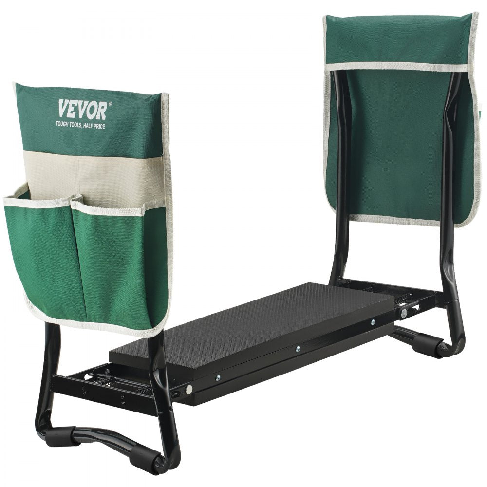 JK603 - Foldable Gardening Kneeler with 330 lbs Capacity & Tool Pouches
