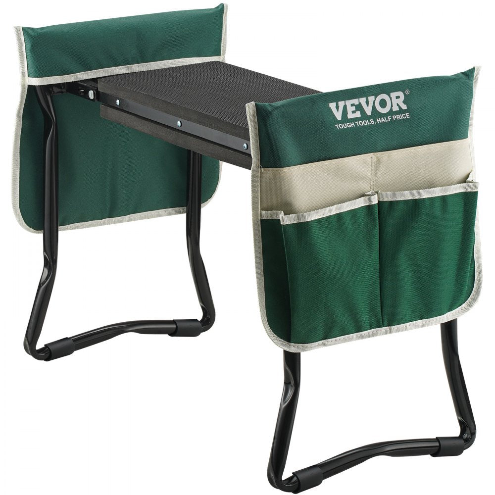JK603 - Foldable Gardening Kneeler with 330 lbs Capacity & Tool Pouches