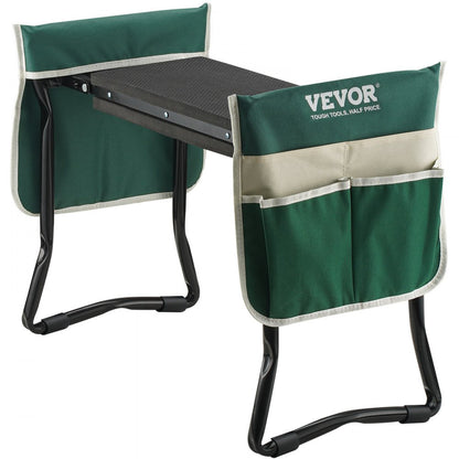 JK603 - Foldable Gardening Kneeler with 330 lbs Capacity & Tool Pouches