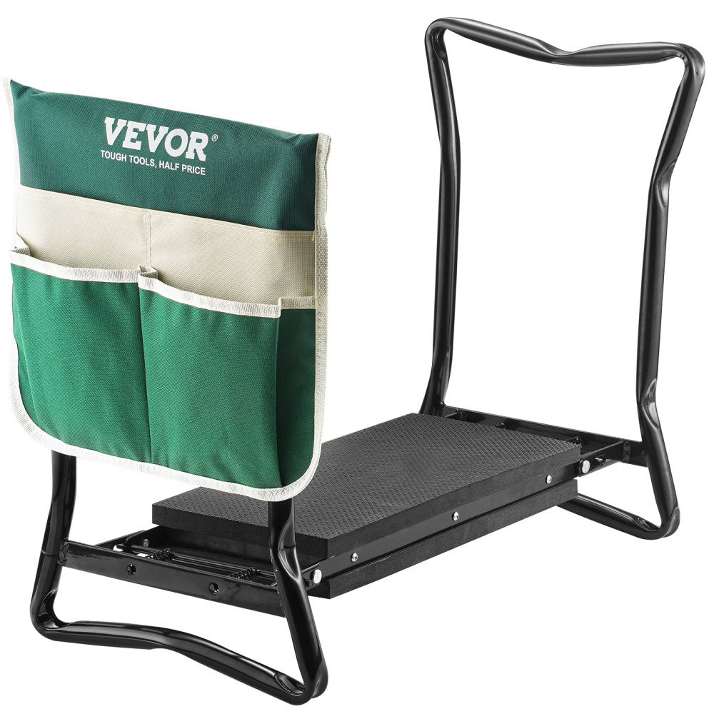JK603 - Foldable Gardening Kneeler with 330 lbs Capacity & Tool Pouches