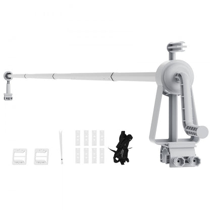 PCR04 - Durable 20 ft Pool Cover Reel, Easy Setup & Anti-Tip Design