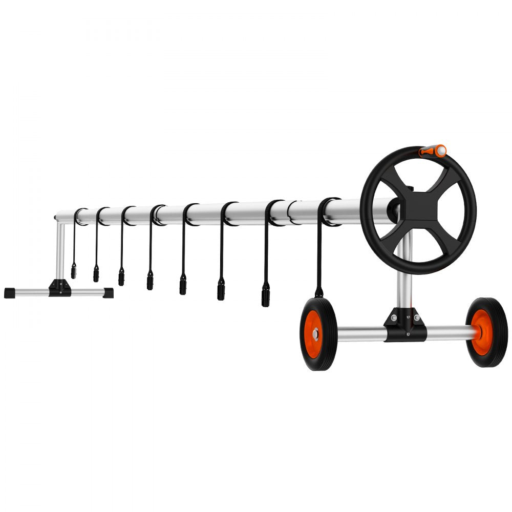 PCR17-A83/5*1.15 - Durable Aluminum Solar Pool Cover Reel with Sandbags, 14 ft