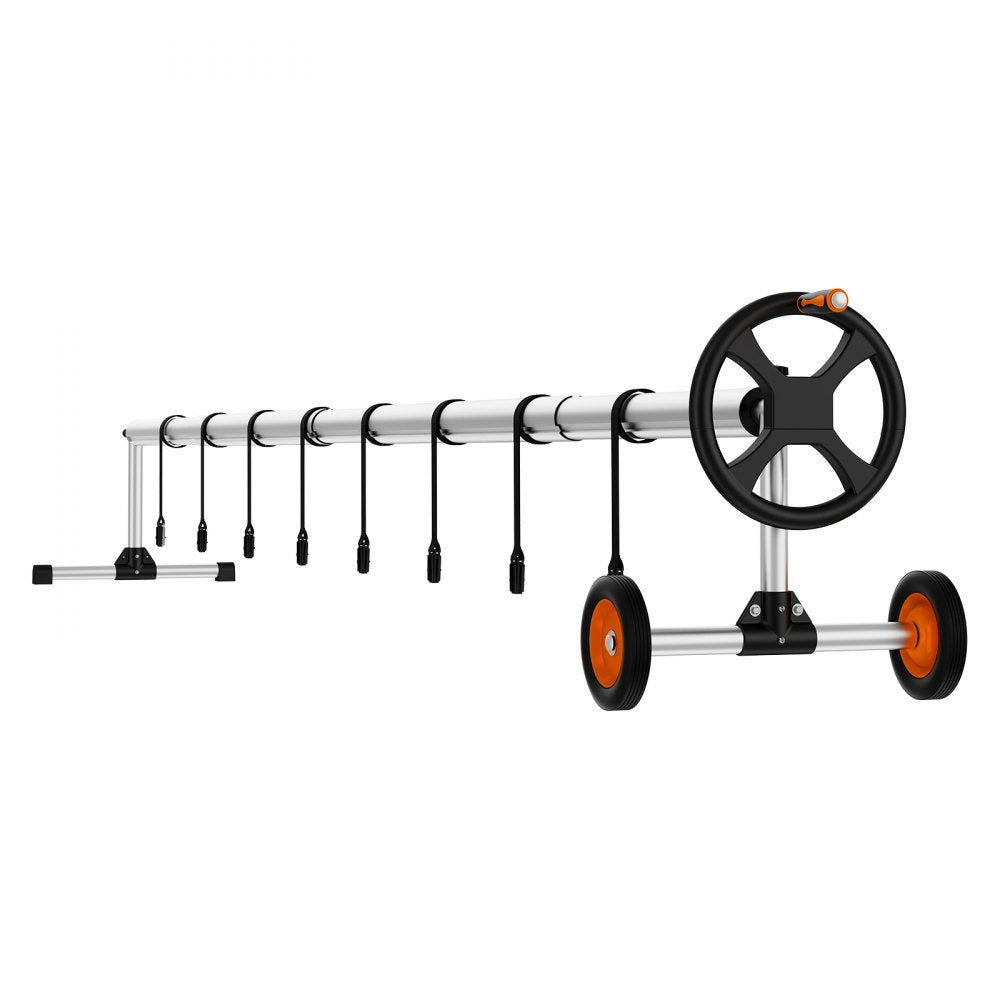 PCR17-A83/5*1.15 - Durable Aluminum Solar Pool Cover Reel with Sandbags, 14 ft