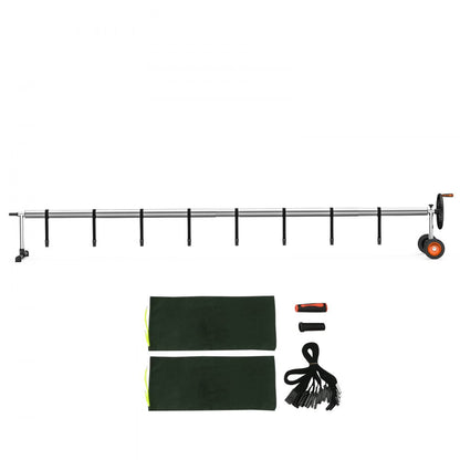 PCR17-A83/51.45 - Durable Aluminum Pool Cover Reel for 4-18 ft Pools