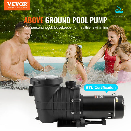 HBP1100II - 1.5 HP Above Ground Pool Pump for 34,000 Gallons