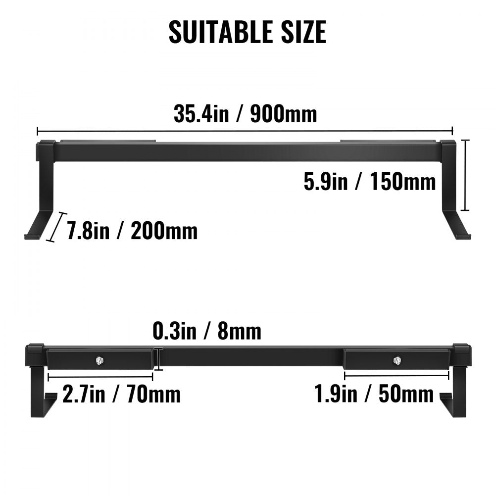 SS-JZ-0001 - Durable Stainless Steel Window Box Brackets, Holds Up to 88lbs