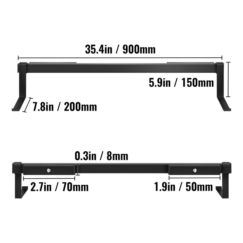 SS-JZ-0001 - Durable Stainless Steel Window Box Brackets, Holds Up to 88lbs