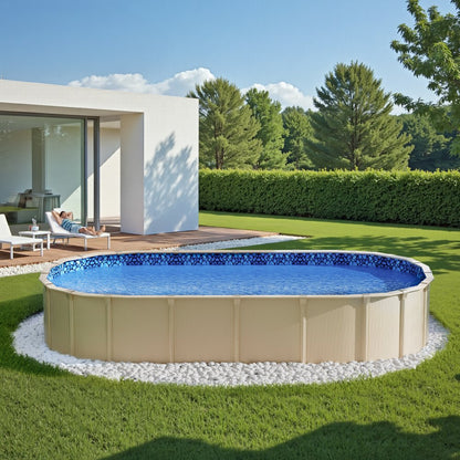 15X30X52X0.32 - Durable 15x30ft Oval Pool Liner for 52in Walls