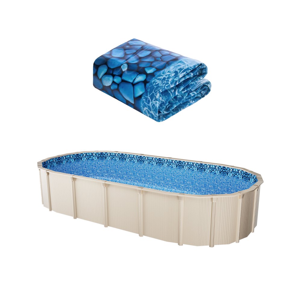 15X30X54X0.32 - Durable Vinyl Liner for 15x30 ft Oval Pools