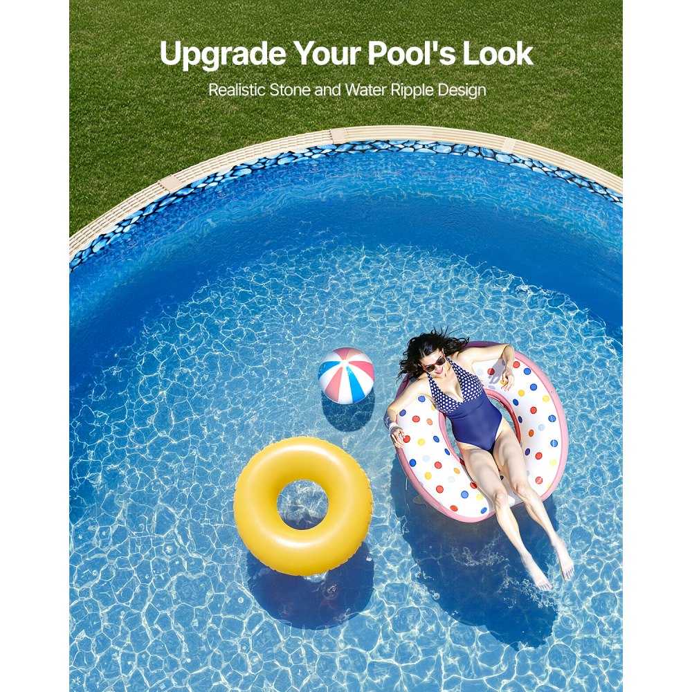 27X54X0.32 - Durable 27ft Round Pool Liner for 54in Walls