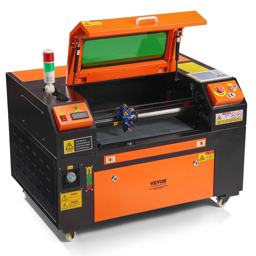 KH5030 - 50W CO2 Laser Engraver, 12x20 in, Fast Cutting & Engraving