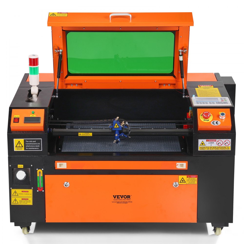 KH6040 - 60W CO2 Laser Engraver, 16x24 in Work Area, Ready to Use