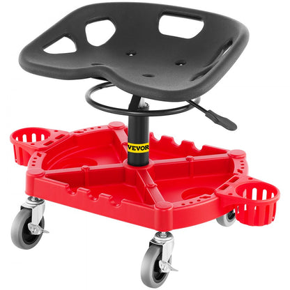 VVCCPDSJ4L - Adjustable 19" Rolling Stool with 300 LBS Capacity and Storage
