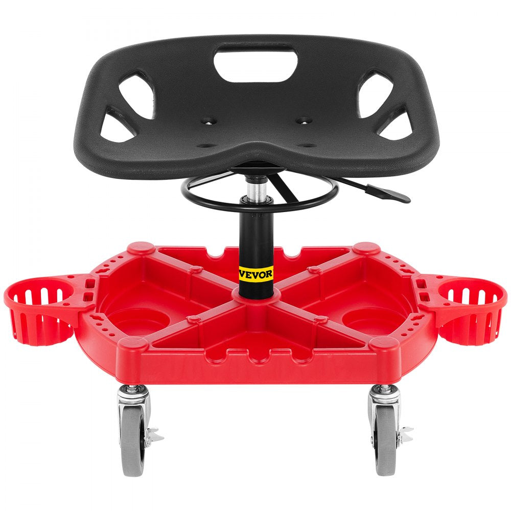 VVCCPDSJ4L - Adjustable 19" Rolling Stool with 300 LBS Capacity and Storage