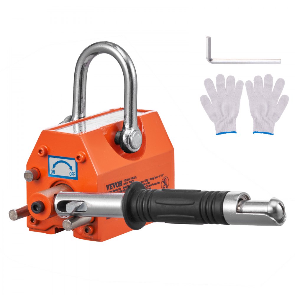 PML-100 - 220 lbs VEVOR Magnetic Lifter with Powerful Neodymium Grip