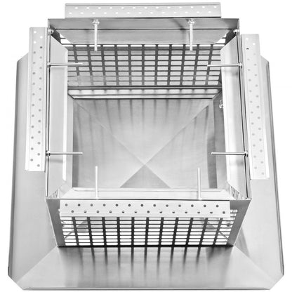 VV-YCZ-1313 - Durable 13" x 13" Stainless Steel Chimney Cap with Adjustable Fit
