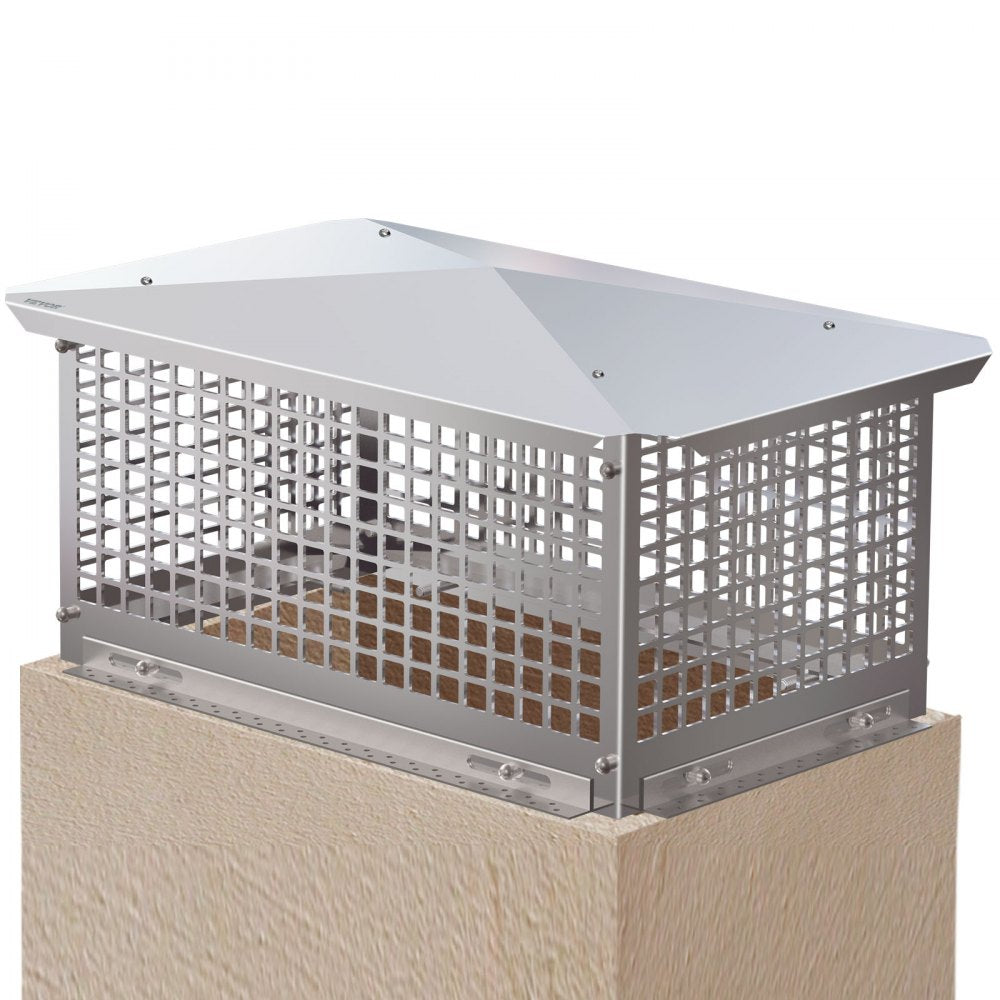 VV-YCZ-1321 - 13"x21" Stainless Steel Chimney Cap with Spark Arrestor