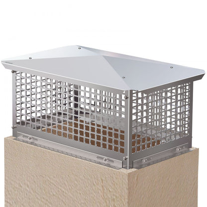 VV-YCZ-1321 - 13"x21" Stainless Steel Chimney Cap with Spark Arrestor
