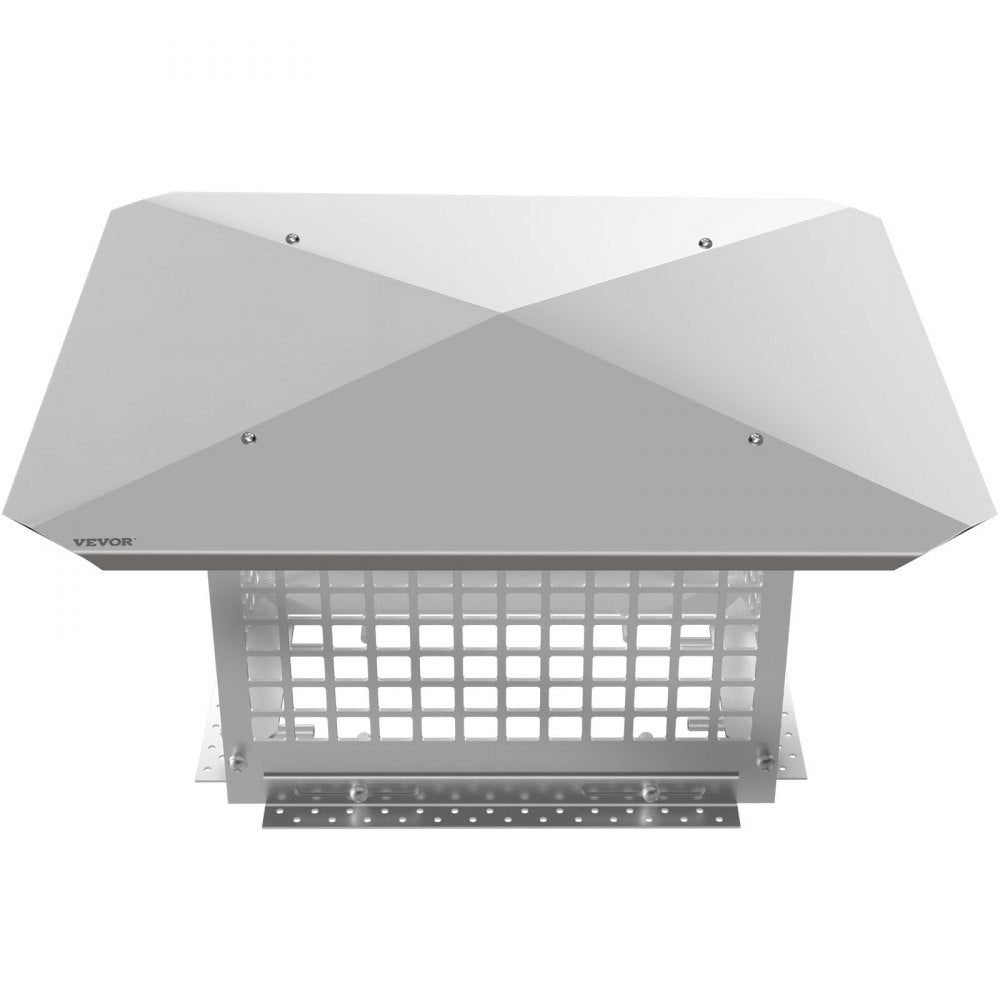 VV-YCZ-813 - 8" x 13" Stainless Steel Chimney Cap with Adjustable Spark Arrestor