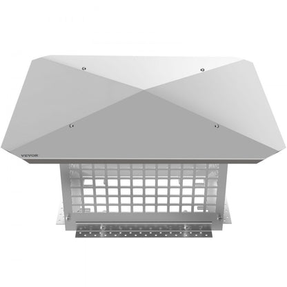 VV-YCZ-813 - 8" x 13" Stainless Steel Chimney Cap with Adjustable Spark Arrestor