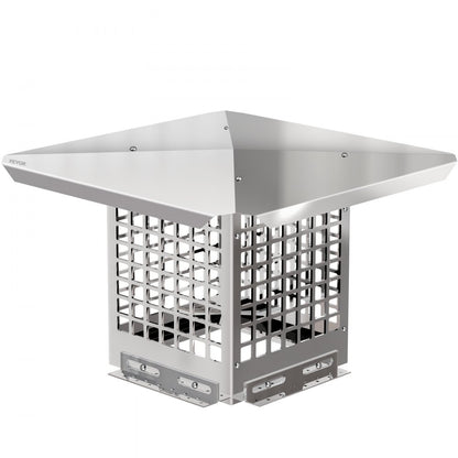 VV-YCZ-88 - 8" x 8" Adjustable Stainless Steel Chimney Cap for Outdoor Protection