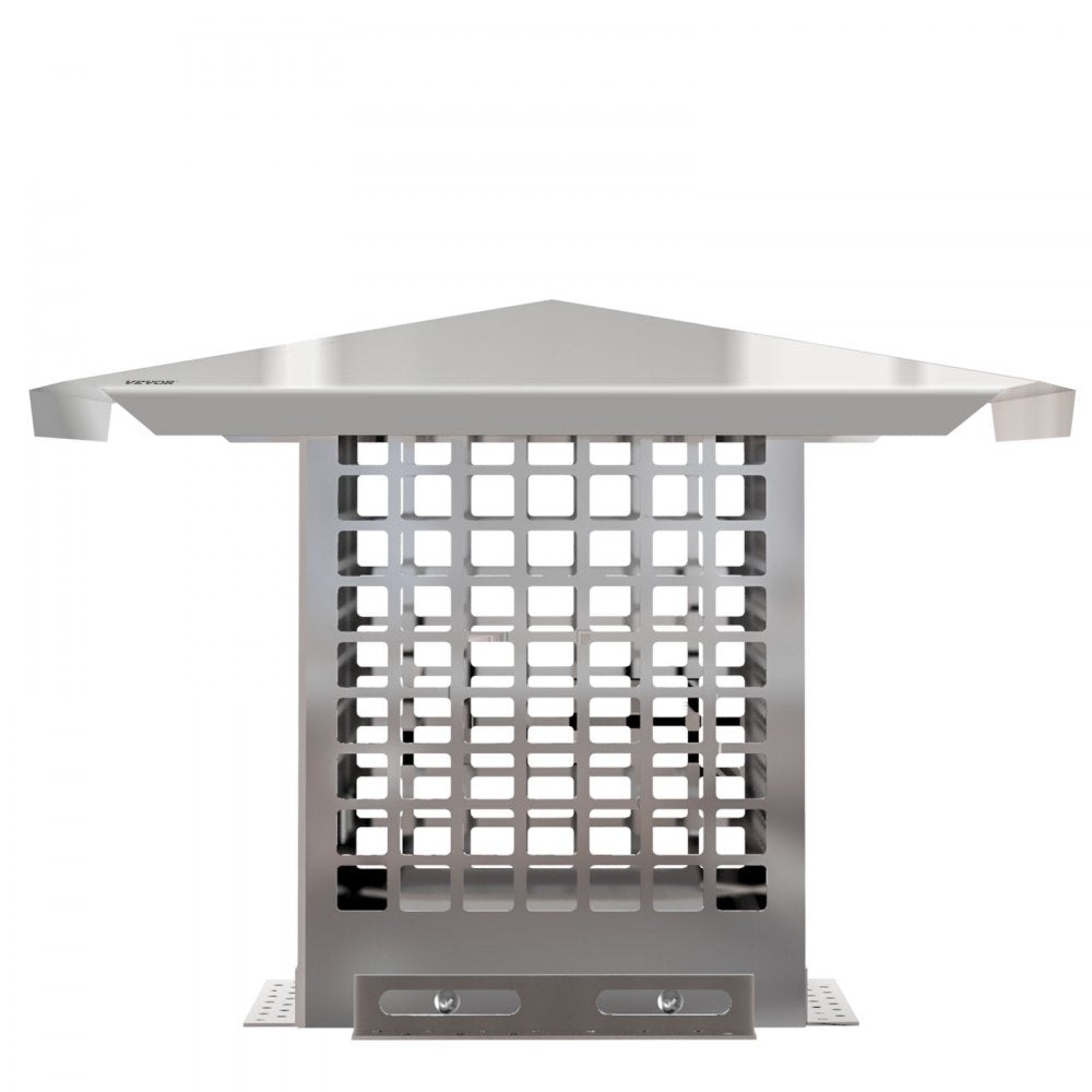 VV-YCZ-88 - 8" x 8" Adjustable Stainless Steel Chimney Cap for Outdoor Protection