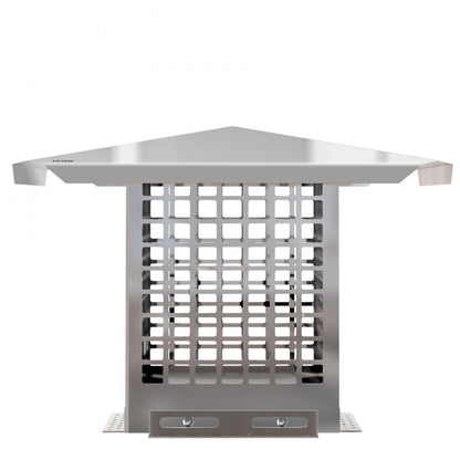 VV-YCZ-88 - 8" x 8" Adjustable Stainless Steel Chimney Cap for Outdoor Protection