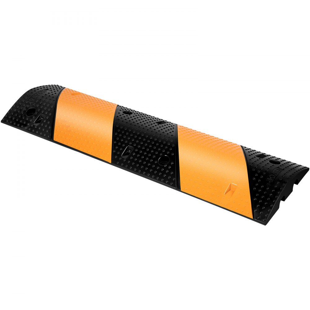VV-GXB-JSD 40YC 2PCS - 40.2" Rubber Speed Bump for Traffic Control