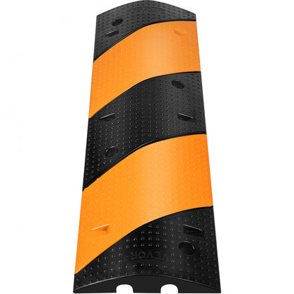 VV-GXB-JSD 40YC 2PCS - 40.2" Rubber Speed Bump for Traffic Control
