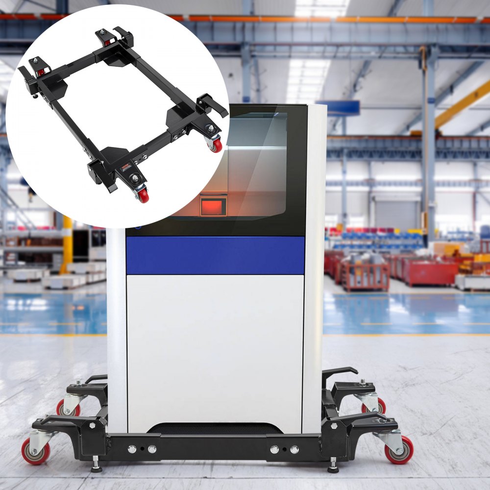 GZB88095 - 1500 lbs VEVOR Mobile Base, Adjustable 20.7" x 23.7" to 28" x 33.5"