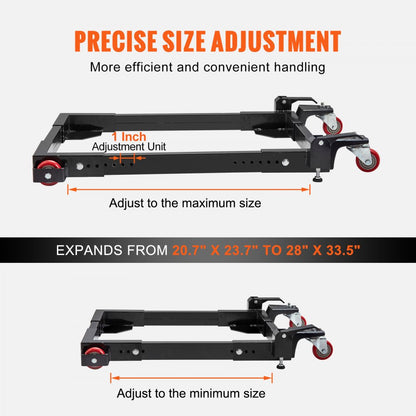GZB88094 - Heavy-Duty Mobile Base for Woodworking Equipment, 1500 lb Capacity