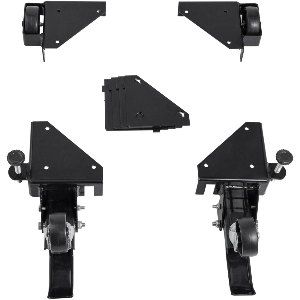 GZB88096 - Heavy-Duty Adjustable Mobile Base for Woodworking Tools, 400 lbs Capacity