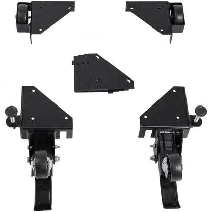 GZB88096 - Heavy-Duty Adjustable Mobile Base for Woodworking Tools, 400 lbs Capacity