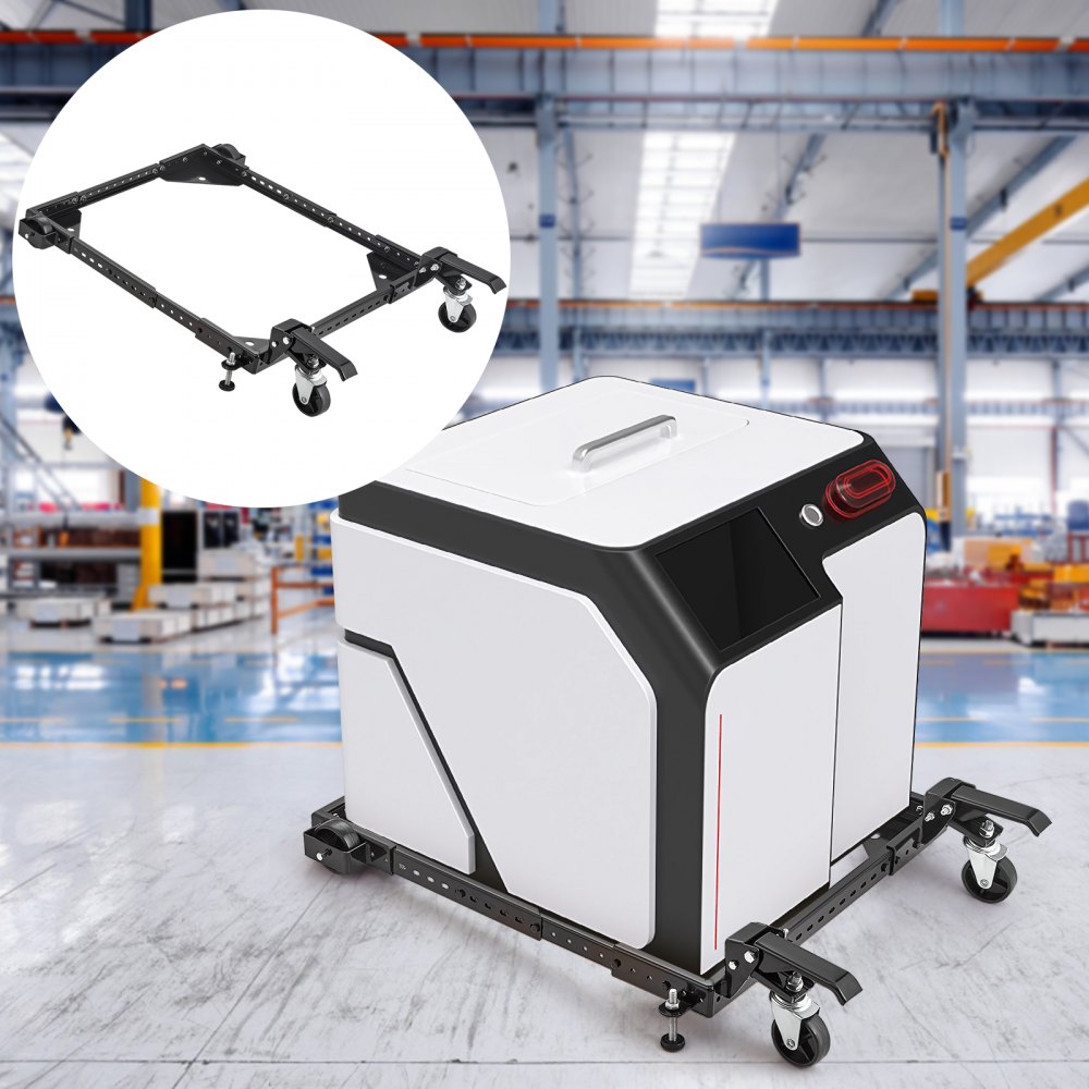 GZB88092 - Adjustable Mobile Base, 500 lbs Capacity, 12"x12" to 36"x36"