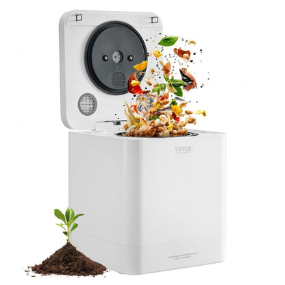 HQD-520 - 5L Electric Countertop Composter with Smart Controls and Safety Lock