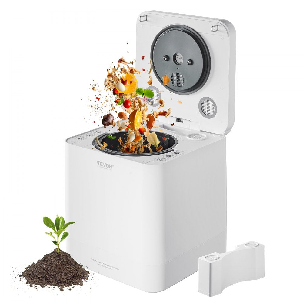 HQD-520 - 5L Electric Countertop Composter with Smart Controls and Safety Lock